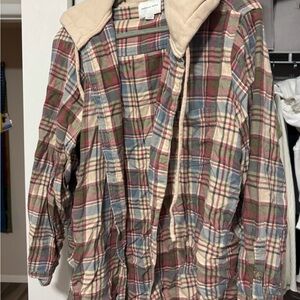 American Eagle Outfitters Multicolor Plaid Jacket